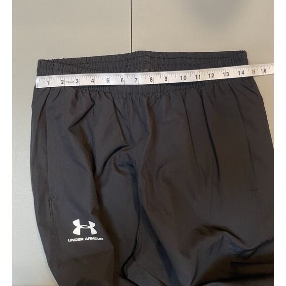 Under Armour Men’s Black Loose Fit Lined Windbreaker Pull On Pants Size Medium - Picture 4 of 8